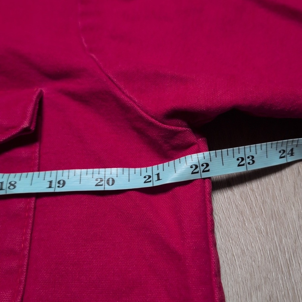 Vintage 70s Frostproof Red Chamois Long Sleeve Work Shirt Mens M Red Workwear - Picture 8 of 9